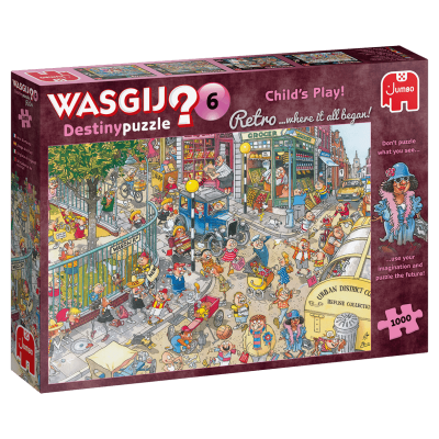 Puzzle Jumbo Wasgij Destiny 6 brinquedos para crianças de 1000 peças Jumbo - 1