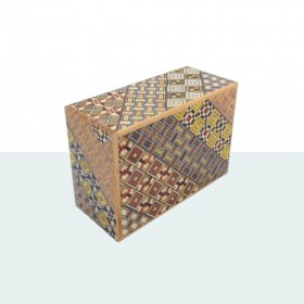Caixa Puzzle Japonesa Yosegi 4 Sun 14 Passos Oka Craft - 1