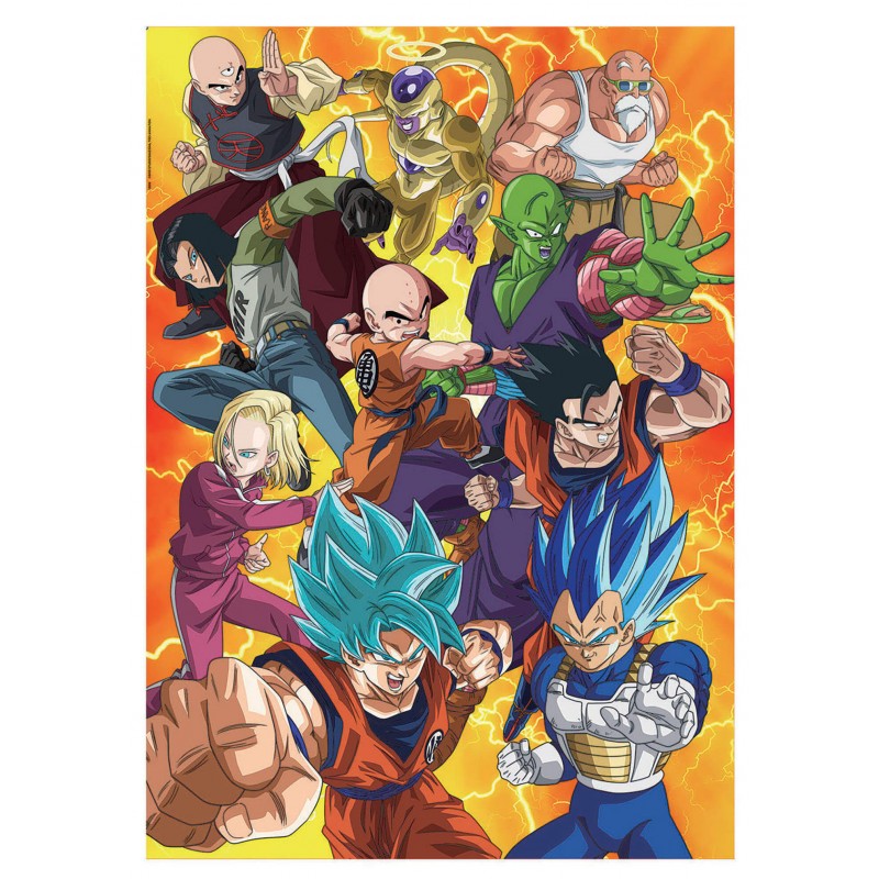 Super saiyan quebra-cabeças dragon ball puzzle 300/500/1000 peça