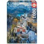 Quebra-cabeça Educa Castelo de Neuschwanstein Inverno de 1000 Peças Puzzles Educa - 2