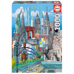Puzzle Educa Nova Iorque 1000 Peças Puzzles Educa - 1