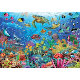 Puzzle Educa Tartarugas no Paraíso 1000 Peças Puzzles Educa - 1