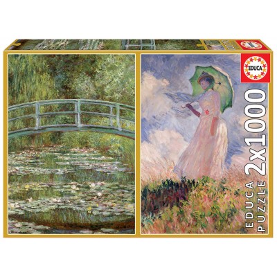 Puzzle Educa Colecção Monet de 2 x 1000 Peças Puzzles Educa - 1