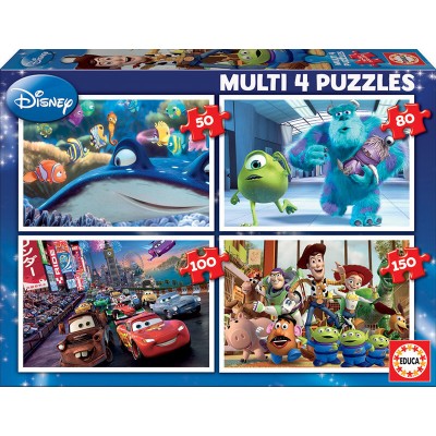 Puzzle Educa Disney Pixar Multi Progressivo 50+80+100+150 Puzzles Educa - 1