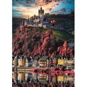 Puzzle Clementoni Castelo Zamek Cochem 1000 Peças Clementoni - 1