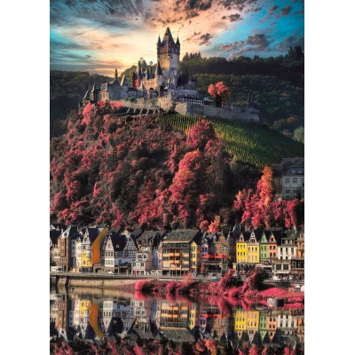 Puzzle Clementoni Castelo Zamek Cochem 1000 Peças Clementoni - 1