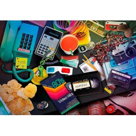 Puzzle Clementoni Nostalgia para os anos 80 1000 Peças Clementoni - 2