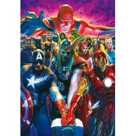 Puzzle Clementoni Marvel os Vingadores 1000 Peças Clementoni - 1