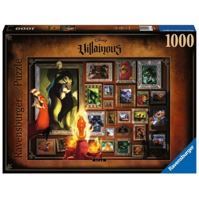 Puzzle Ravensburger Disney Villains: Cicatriz 1000 Peças Ravensburger - 1