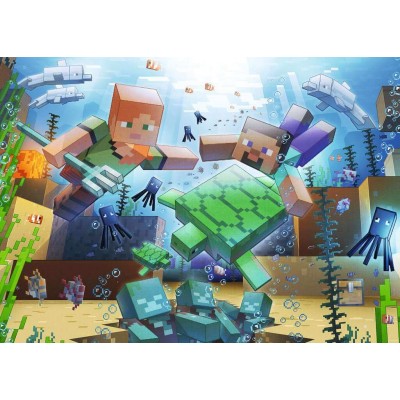 Puzzle Ravensburger Minecraft Mosaico 1000 Peças Ravensburger - 1