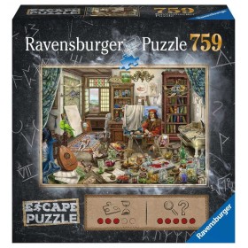 Puzzle Escape Ravensburger Estúdio do Artista de 759 Peças - Ravensburger
