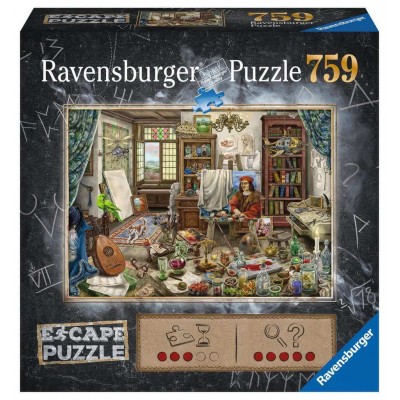 Puzzle Escape Ravensburger Estúdio do Artista de 759 Peças Ravensburger - 1