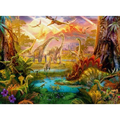 Puzzle Ravensburger Terra dos Dinossauros de 500 Peças Ravensburger - 1