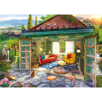 Puzzle Ravensburger Oásis na Toscana 1000 Peças Ravensburger - 1