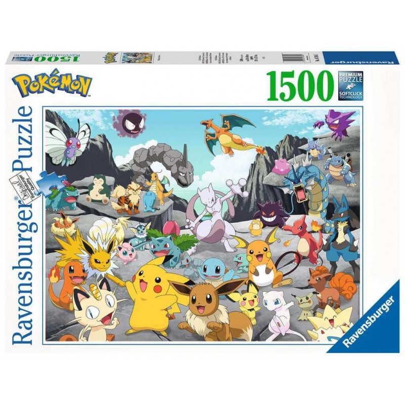 Quebra-Cabeça Pokemon 300 500 1000 Peças De Madeira Jogos