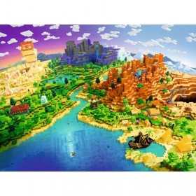 Puzzle Ravensburger Minecraft 1500 Peças Ravensburger - 1