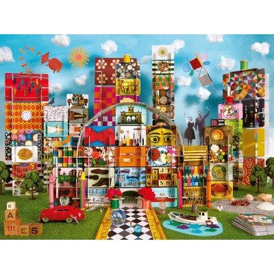 Puzzle Ravensburger Eames House of Cards Fantasy 1500 Peças Ravensburger - 1