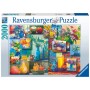 Puzzle Ravensburger Arte quotidiana 2000 Peças Ravensburger - 2