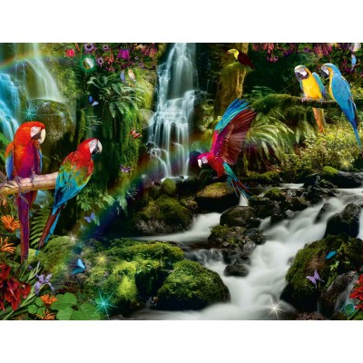 Puzzle Ravensburger Paraíso dos Papagaios 2000 Peças Ravensburger - 1