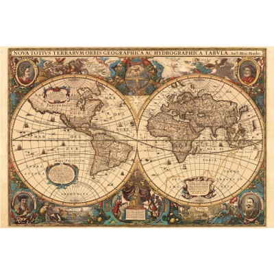 Puzzle Escape Ravensburger Mapa Mundial Antigo de 5000 Peças Ravensburger - 1