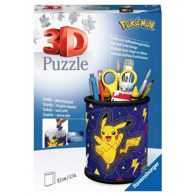 Puzzle 3D Ravensburger Porta-lápis Pokemon 54 Peças Ravensburger - 1