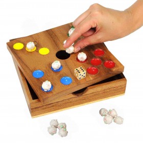 O jogo de tabuleiro dos Três Porquinhos Logica Giochi - 1