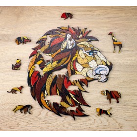Puzzle Eco Wood Art Leão Eco Wood Art - 1