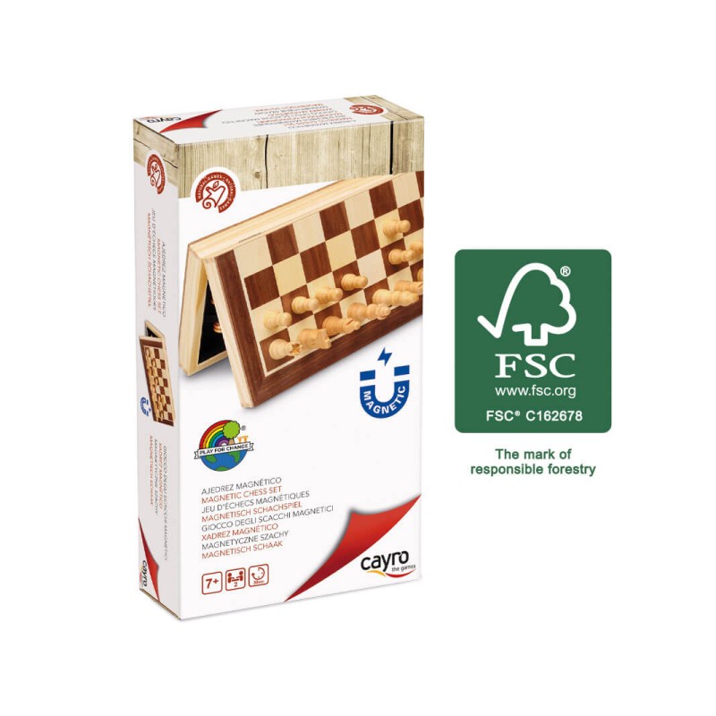 Xadrez Jogo De Xadrez Conjunto de xadrez magnético de madeira, jogo de  tabuleiro de xadrez com