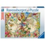 Puzzle Ravensburger Mapa Mundial de Flora e Fauna 3000 Peças Ravensburger - 2