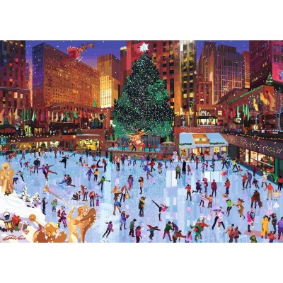 Puzzle Ravensburger Rockefeller Center Christmas 1000 Peças Ravensburger - 1