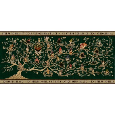 Puzzle Ravensburger Árvore Familiar Harry Potter Panorama 2000 Peças Ravensburger - 1