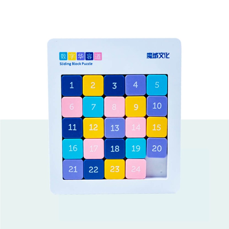 Puzzle Numérico Sliding Klotski Qiyi Magnético - 5x5 - 24 números