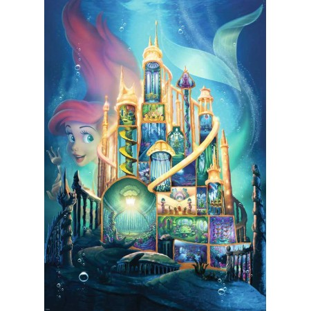 Puzzle Ravensburger Castelos Disney: Ariel de 1000 Peças Ravensburger - 1