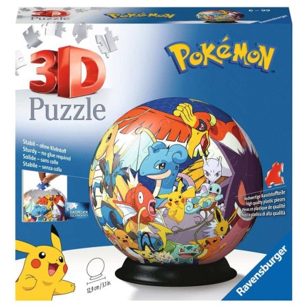Bola de PokémonPuzzle Ravensburger peças 72 Ravensburger3D -
