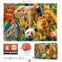 Puzzle Educa Colagem de Animais Selvagens 500 Peças Puzzles Educa - 3