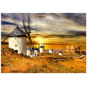 Puzzle Educa Moinhos de vento, Consuegra de 1500 Peças Puzzles Educa - 1