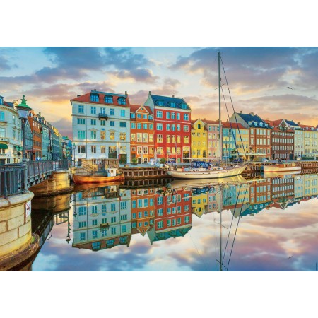 Puzzle Educa Porto de Copenhaga de 2000 Peças