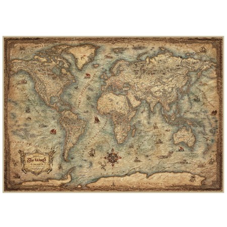 Puzzle Educa Mapa Mundial de 3000 peças
