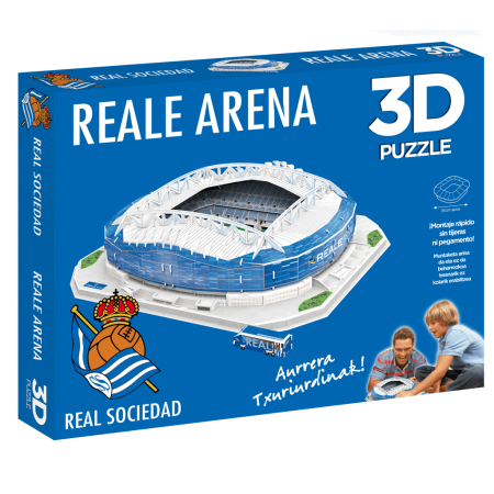 Puzzle Estadio 3D Reale Seguros Arena Real Sociedad With Light ElevenForce - 1