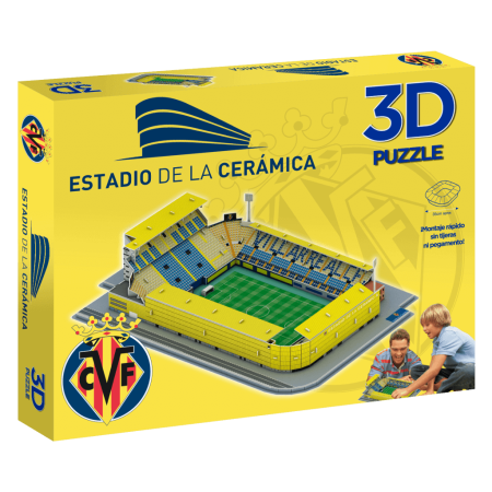 Puzzle Estadio 3D De La Cerámica Villarreal CF Com Luz ElevenForce - 1