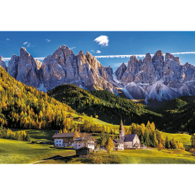 Puzzle Trefl Val di Funes Valley, Dolomites, Itália de 1500 Peças Puzzles Trefl - 1