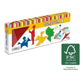 Tangrama de Madeira 4 Cayro - 1