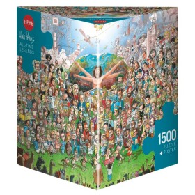 Puzzle Heye Lendas de todos os tempos 1500 Peças Heye - 1