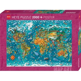 Puzzle Heye Mundo Miniatura de 2000 Peças Heye - 1