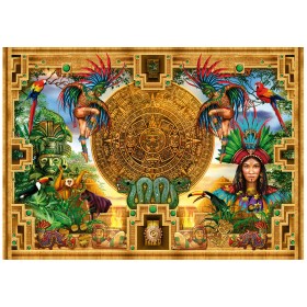 Puzzle Educa Montagem Maia Azteca 2000 Peças Puzzles Educa - 1