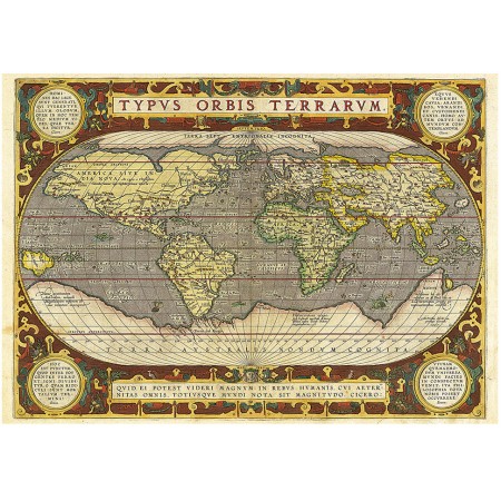 Educa Puzzle Mapa do Mundo Antigo 2000 Peças Puzzles Educa - 1