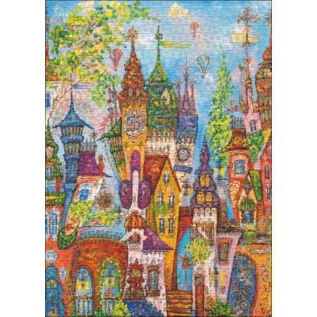 Puzzle Heye Charming Village, Arcos Vermelhos 1000 Peças Heye - 1