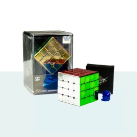 Yj conjunto de cubos mágicos revestidos, quebra-cabeça destacável