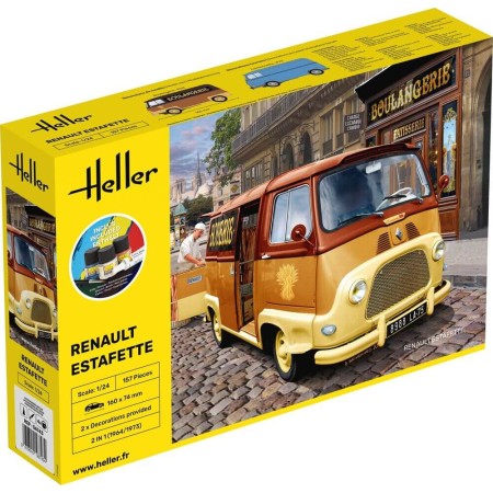 STARTER KIT RENAULT Estafette New Mould Heller - 1