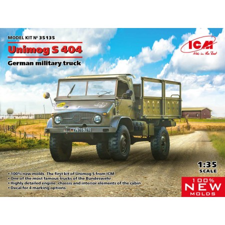 Unimog S 404, German military truck ICM - 1